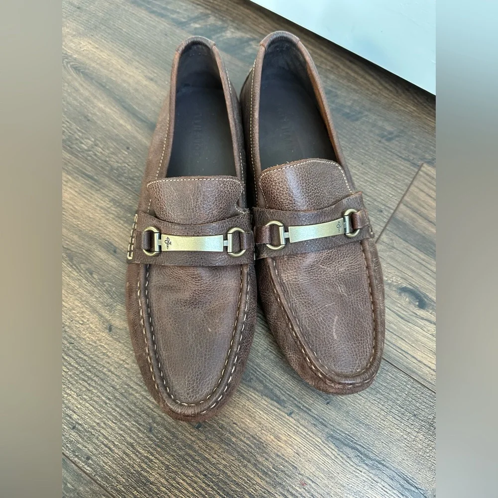 Cole Haan Mens Somerset Bit Driver Loafers Brown Size 10
